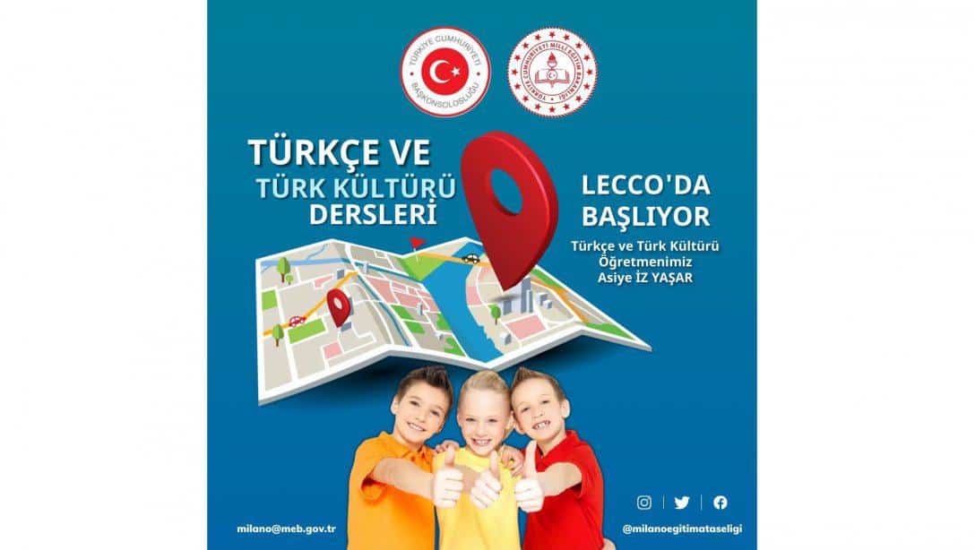 Lecco'da Türkçe ve Türk Kültürü Dersleri