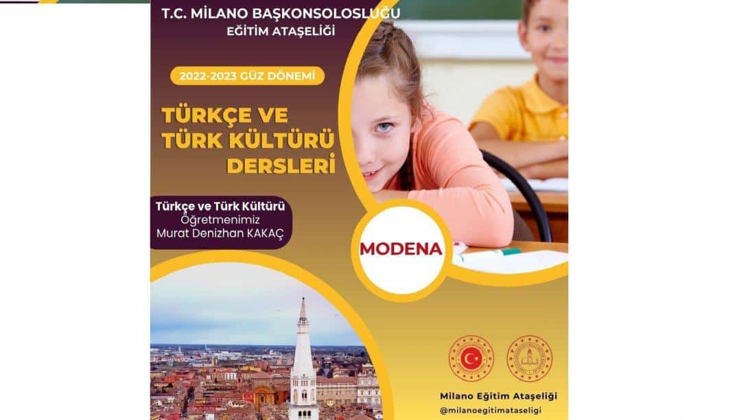 Türkçe ve Türk Kültürü Derslerimiz