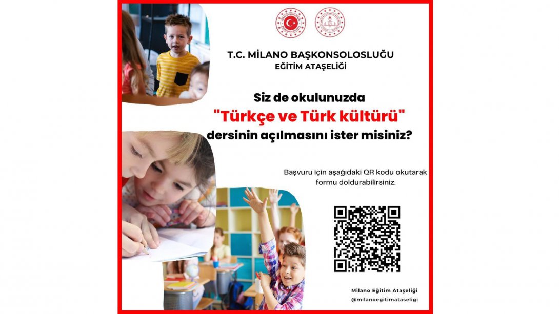 Okullarda Türkçe ve Türk Kültürü Dersleri