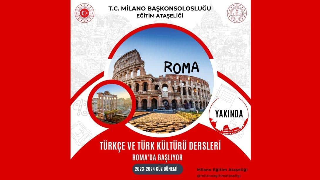 Roma Şehrinde Türkçe ve Türk Kültürü Dersleri