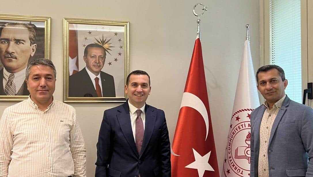 Ankara İl Milli Eğitim Müdürlüğü Müdür Yardımcısı Turgut ÜNAL ve Şube Müdürü Ahmet KARAKUŞ'un Ziyareti